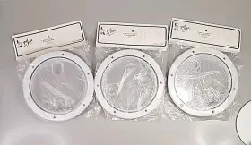 400037 Pel Pac 6 Inch Marine Boat Twist Lock Deck Plate Inspection Hatch Access Cover Clear Center