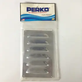 033606adp Perko New 6-3/8 Inch X4 Chrome Plated Brass Louver Ventilator # Boat