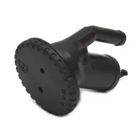 0542dpgblk Perko Boat Angled/vented Gas Fill Hole 3 3/8 Inch Black