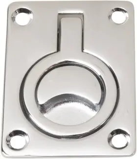 0575dp0chr Perko Chrome Plated Bronze 2 Inch X 2-5/8 Flush Lifting Pull Ring