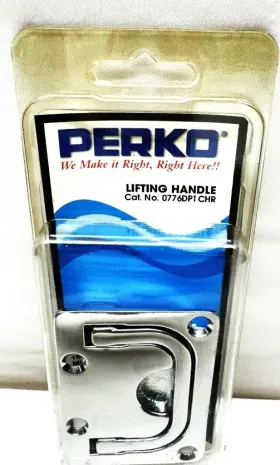 0776dp1chr Perko Chrome Plated Bronze Lifting Handle 3 Inch X 2 1/4