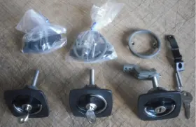 0931001rh1 Perko 3pack Black Flush Lock 1 Key Offset Cam Bar Flexi Polymer 2.5x2. Inch 0931dp1