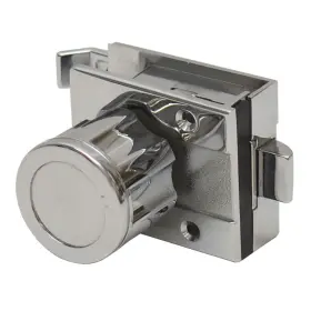 0991dp0chr Perko Boat Latch Set With Knob And Privacy Lock Chrome