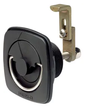 1082dp2blk Perko Flush Latch Black Plastic / Stainless 2 7/8 Inch X Marine