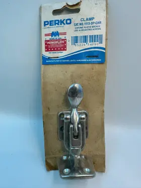 1113dp0chr Perko 1113dpchr Chrome-plated Right Angle Mnt Hold Down Clamp 2.5 Inch X 1.5 New