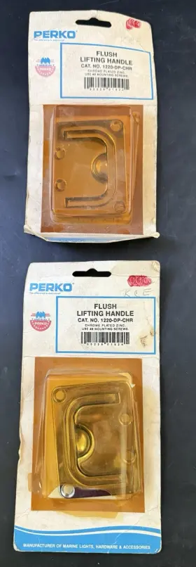 1220-dp-chr Perko Flush Lifting Handle Lot Of 2 Pieces Vh10