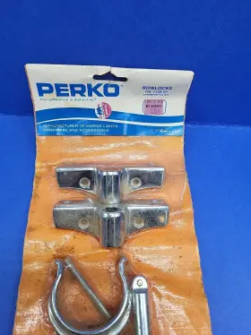 1228-sp Perko Oar Rowlocks Fig 1228sp Chromium Plated Boat Row Nos Ts