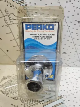 221-dp1-chr Perko Upright Flag Pole Socket