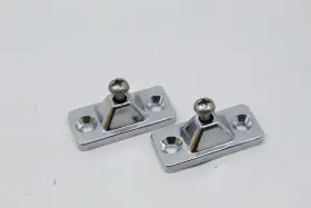 395-dp8-chr Perko Side Mounting Plates Chrome Plated Zinc Bimini Top