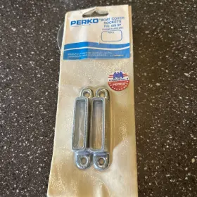 578-sp Perko Boat Cover Sockets Pair Lot Of 2 New 578 Sp Chrome Plated Zinc