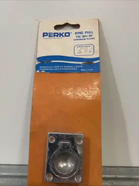 841-sp Perko Ring Pull Fig. 841 Sp Chromium Plated Vintage Sealed New