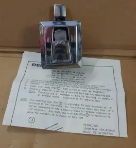 922-dp-chr Perko New Flush Latch #922-dp-chr Chrome Plated Zinc Alloy