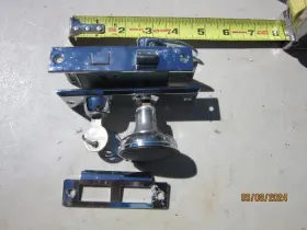 927-dp-chr Perko Vintage Marine Boat Mortise Lock Set With 2 Keys And Strike Plate