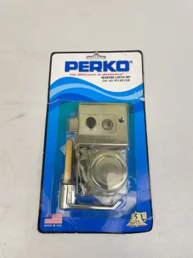 991-dp-chr Perko Mortise Chrome Plated Zinc Latch Set Regular Bevel Marine Boat