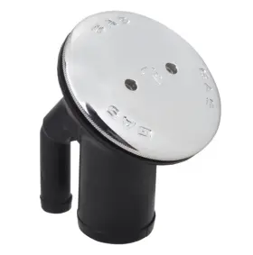 0540dpwchr Perko Pn 1110049 Boat Vented Angled Water Fill Chromed Bronze 1 1/2 Inch
