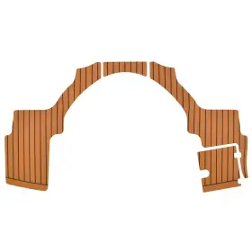 60.00331 Plasdeck Chaparral 210 Suncoast Boat Swim Platform Mats Brown 4pc