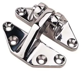 204280-1 Private Label Chrome Brass Hatch Hinge Boat Marine Door Window 3 Inch