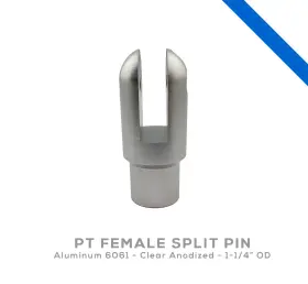 Pta-sp1250 Pt 1.25 Inch Anodized Aluminum Wake Tower / Cobia Split Pin