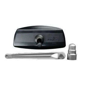 P13157-170tebcl Ptm Watersports Ucx-17 Pro Pontoon Mirror/bracket Kit 17 Inch Arm Silver