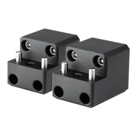 Ptm Watersports P13168-1400tebbk 4-bolt Billet Aluminum Board Rack Mounts Black Pair