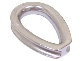 2344s-13 Qmh 2343s-13 Boat Marine Polished Stainless Steel 1/2 Inch Extra Heavy Duty Thimble