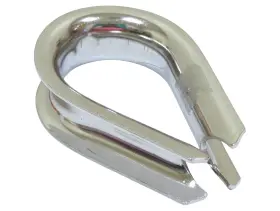 234s-20 Qmh Boat Marine Grade 316 Stainless Steel 3/4 Inch Wire Rope Thimble