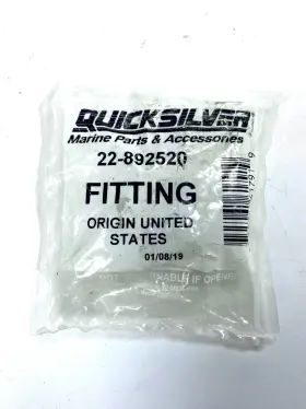 22-892520 Quicksilver New- Hydraulic Steering Fitting Tee Oem