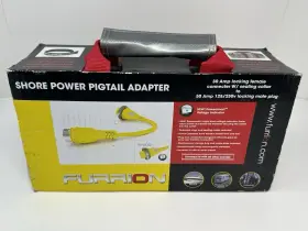 Fp3055-sy Quicksilver Fp3050-sy Furrion Pigtail Shore Power Adapter 30 Amp F To 50 Male With Bag New