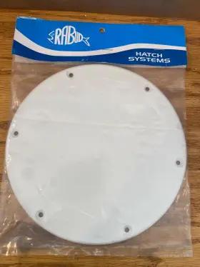 6cpaw Rabud Inc New 6 Inch Arctic White 1/8 Cover Plate
