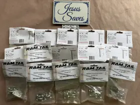 Rt-sep-02 Ram Tail 739189943715 32- 316 Stainless Steel Square Eye Plates 1/8ftft Cable