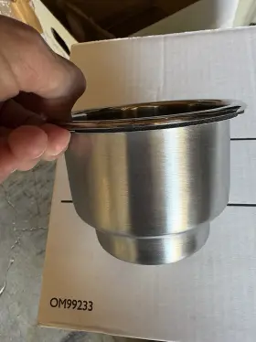 201937 Ranger Boat Stainless Steel Cup Holder 4 Inch