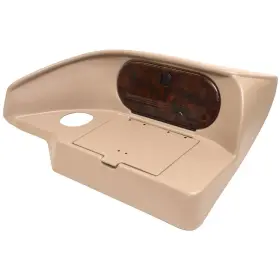 F-393-007a Regal Boats 1800 Boat Glove Box Shroud 957005 Beige / Woodgrain Plastic