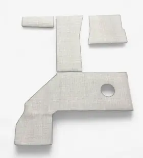26-xo Regal Marine 26 Xo Mat Flooring 4 Pieces Light Gray New Oem