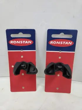 Rc91980 Ronstan Lot Of 2 Pairs # Series 19 Alloy C-track End Cap Set