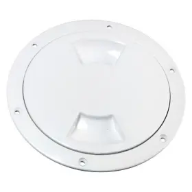 Rv Designer 601320985758 6.8 Inch D White Round Access Hatch