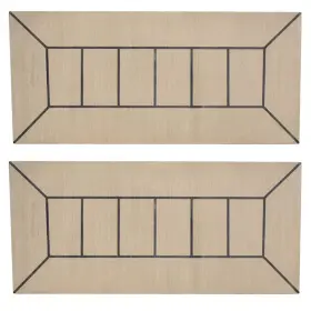 Dh2554 Scout Boats Dh2553 Boat Non-skid Mats / Gray 7 1/2 X 16 Inch