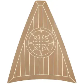 Dh3141 Scout Boats Boat Non-skid Bow Table Top With Compass Motif 350 Lxf