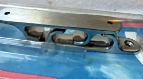 32-799-0545 Sea Bowld 2 Stainless Steel Straight Chocks 5 Inch Long Max Line Sz 5/8 - Nos