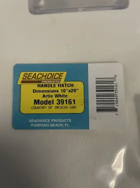 50-39161 Sea Choice Handle Hatch Arctic White 10 Inch X 20