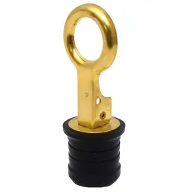 Sea-dog 035514521413 Brass Snap Handle Drain Plug - 1-1/4 Inch Sea-dog 035514521413 Brass Snap Handle Drain Plug - 1-1/4 Inch
