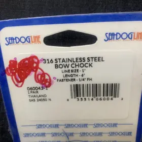 060043-1 Sea-dog Seadog Line 316 Stainless Steel Bow Chock-pair