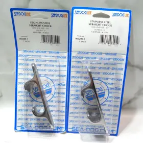 060200-1 Sea-dog 2 Stainless Steel Straight Chock #060200-1 5 Inch Long Max Line Sz 3/4