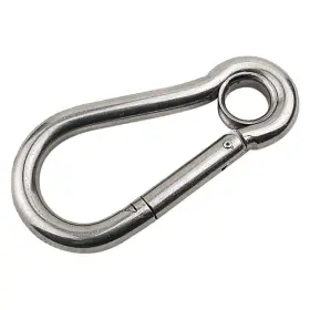 151585-1 Sea Dog - 3-1/8 Inch L Stainless Steel Spring-loaded Carabine Hook With