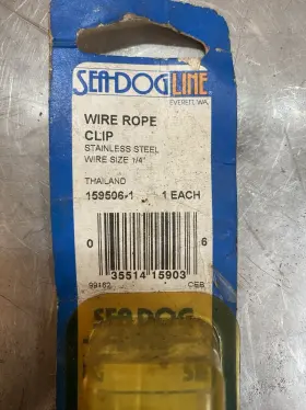 159506-1 Sea-dog Stainless Steel Wire Rope Clip 6mm