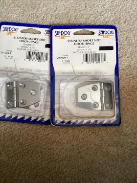 201020-1 Sea-dog 2 Short Side Door Hinge Inch Pair