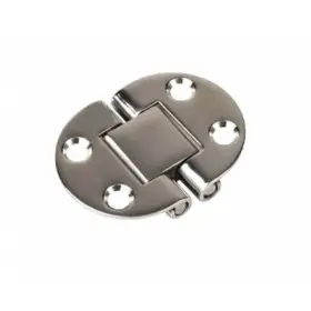 201554-1 Sea-dog Stainless Steel Round Side Two Pin Hinge 2 Inch Pair