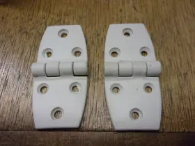 202531-1 Sea-dog Marine Boat Door Hinge 3 X 1 3/8 White Nylon Pair