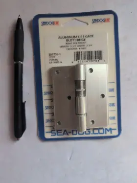 207735-1 Sea-dog Lift Gate Butt Hinge Aluminum Pair Sea11