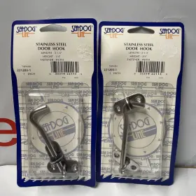 221203-1 Sea-dog 2 New Door Hook 3-1/4 Inch Stainless Steel Boat Marine Rv W56