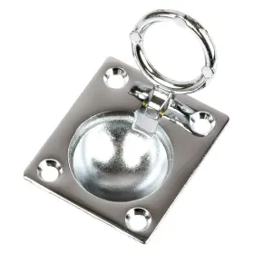 222410-1 Sea Dog 2-1/2 Inch L X 2 W Chrome Plated Brass Flush Ring Pull